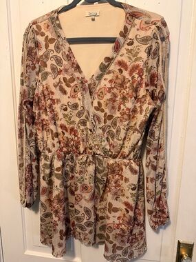 Fun hippie/boho tunic-like top